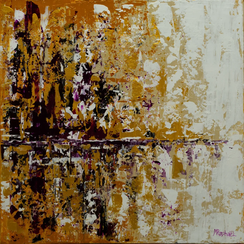 Cette œuvre abstraite explore les mystères et les illusions à travers une palette dominée par des nuances profondes et feutrés. Les formes floues et les mouvements fluides créent une atmosphère onirique, comme un mirage qui flotte entre réalité et rêve. Les textures délicates et les superpositions subtiles invitent à une plongée introspective, où chaque regard révèle une nouvelle émotion. Mirage Pourpre est une invitation à se perdre dans la beauté trouble de l’invisible.
